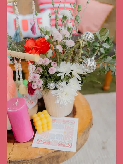 These images and videos showcase the rich variety of details, floral arrangements, and decor elements that bring our vibrant Haldi and Mehendi celebrations to life.