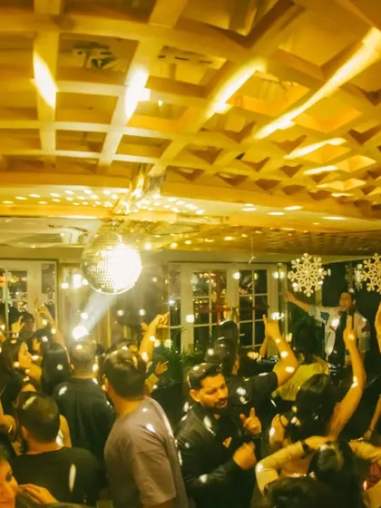 The entire room is alive with dancing and light at Monkey Bar.