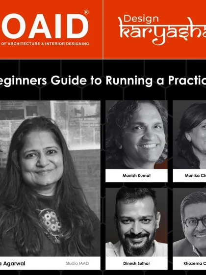 An announcement for the Design Karyashala panel at FOAID, where our founder shared insights on launching a design practice. We are passionate about giving back and empowering the next generation of designers.