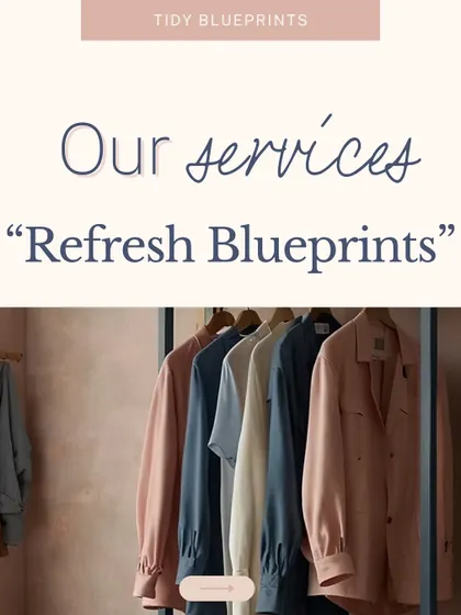 Ready for a space transformation but not sure where to start? Our Refresh Blueprints service is fully customizable to your needs, whether it's a closet, kitchen, or home office.