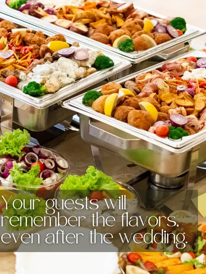 Our buffet trays are always generously filled with a variety of delicious options. We believe in creating a feast for the eyes as well as the palate.