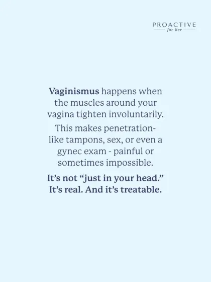 Vaginismus is a real medical condition where your pelvic muscles tighten involuntarily, making penetration painful or impossible. It is not just in your head, and the good news is that it is completely treatable with the right, gentle approach.