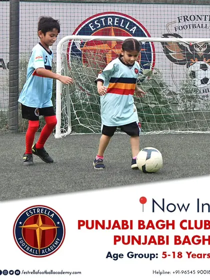 This graphic officially announces our presence at the Punjabi Bagh Club for players aged 5 to 18. I am proud to partner with such a prestigious club.