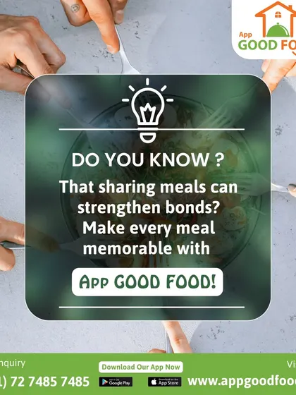 Did you know that sharing meals can strengthen bonds? Make every meal memorable with our food, perfect for sharing with loved ones.