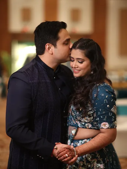 A tender moment between a newly engaged couple. We design our events to have beautiful, intimate corners where couples can share quiet moments amidst the celebration.