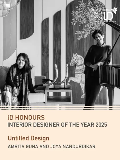 We are deeply honored to have been named Interior Designer of the Year. This recognition is a testament to our firm's 25-year journey in creating craft-driven, sustainable, and narrative-rich design. It reflects the dedication of our entire team and the trust of our clients, who allow us to tell their stories through space.