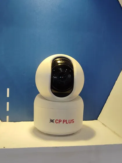 The CP Plus 4MP Wi-Fi camera, providing Full HD video for clear live viewing and recording.