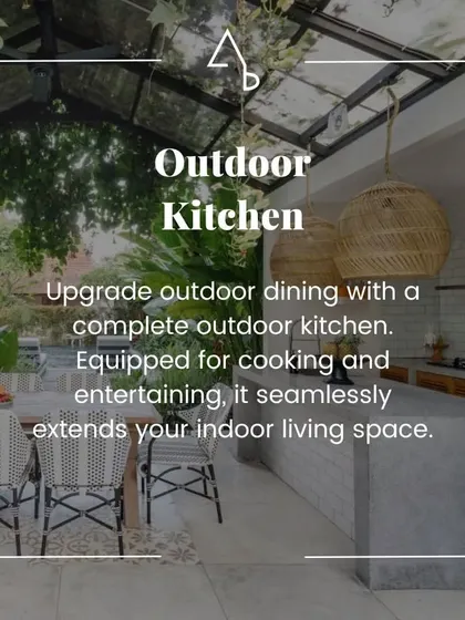 This post from my backyard series focuses on designing a complete outdoor kitchen to upgrade your alfresco dining and entertaining experience.