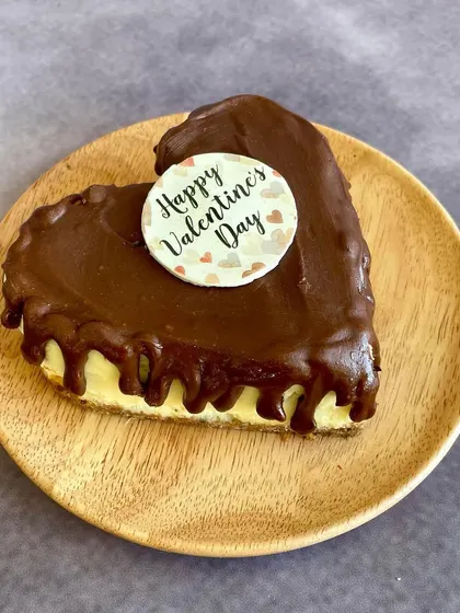 For the chocolate lovers, our heart-shaped Nutella Baked Cheesecake is the perfect Valentine's treat. It's rich, creamy, and topped with a decadent layer of Nutella.