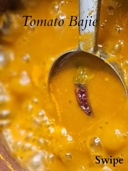 Tomato Bajie is a simple and quick tomato-based gravy, perfect for busy days when you need a tasty side dish for rice or chapati.