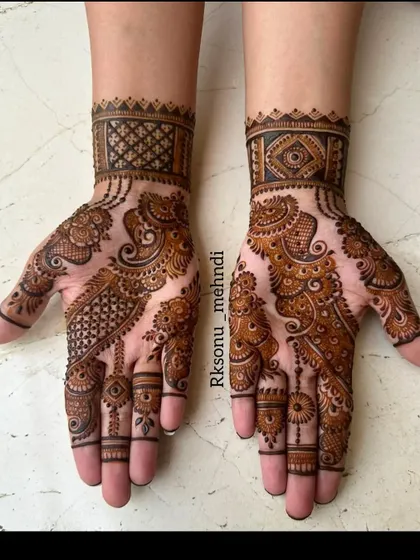 This collection showcases more of my diverse design work. Each piece is a unique blend of floral, geometric, and traditional patterns, demonstrating the versatility of mehndi art.