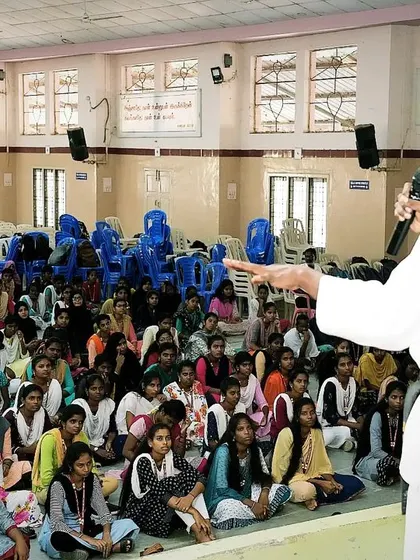 Engaging directly with the students during a Q&A session. It's important for me to answer their questions and make sure the techniques are understood clearly.