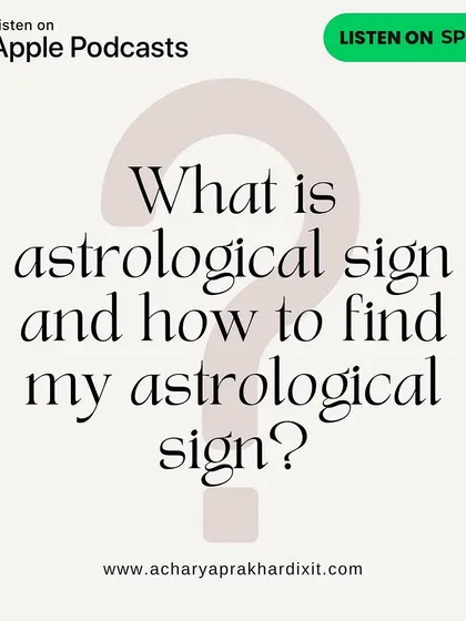 How do you find your astrological sign and what does it mean? I cover this fundamental question in my new podcast, available for listening now.