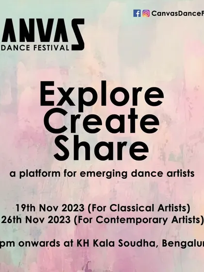 An updated announcement for the Canvas Dance Festival 2023, extending the event to two days to accommodate the overwhelming response from both classical and contemporary artists.