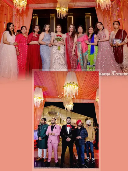 An extensive collection from an engagement, showing the couple's dance, portraits, cake cutting, and moments with family and friends.