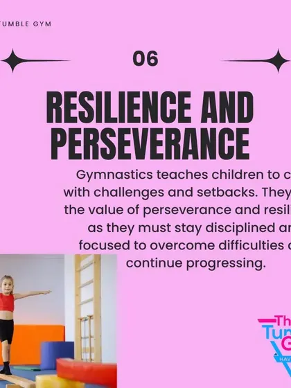 Gymnastics teaches children to get back up after a fall, building resilience and perseverance. We help them cope with challenges and setbacks, teaching them the value of staying focused to overcome difficulties and continue progressing toward their goals.