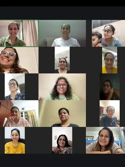 A screenshot from one of our online teacher meetings. I am so proud of my passionate and dedicated team of instructors who bring our art programs to life with their energy and expertise.