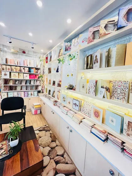 A look inside our welcoming store. We've created a comfortable space for you to sit down and discuss your vision with our design experts.