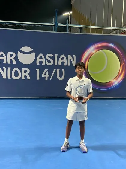 Darsh Khedekar's consistency shines as he secures the doubles finalist position at the Asian U-14 Championship in Qatar for two consecutive weeks.