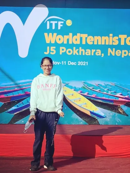 Our player Arsheen Sappal gaining valuable experience on the international stage at the ITF Juniors tournament in Nepal. We encourage our players to seek out challenges, as international exposure is crucial for growth in competitive tennis.