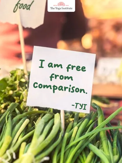 "I am free from comparison." True freedom comes when you stop measuring your worth against others and instead embrace your own unique journey.
