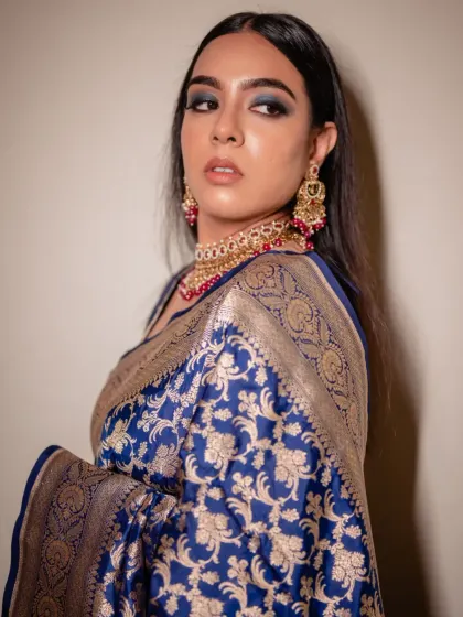 Sonia looking fierce and beautiful, channeling a Deepika Padukone-inspired vibe.