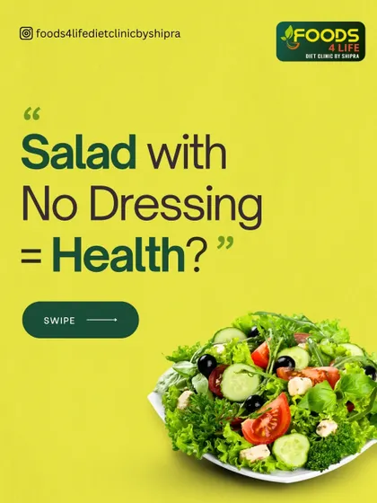 Is a salad with no dressing the definition of health? Not necessarily. Healthy fats are important for absorbing nutrients from your vegetables.