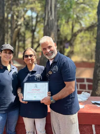 Even after seven years with my dog Vanilla, we started a new journey together at the International Advanced Scent Detection Course. It showed me what an amazing working dog she can be and reminded me to always believe in my dog's potential.