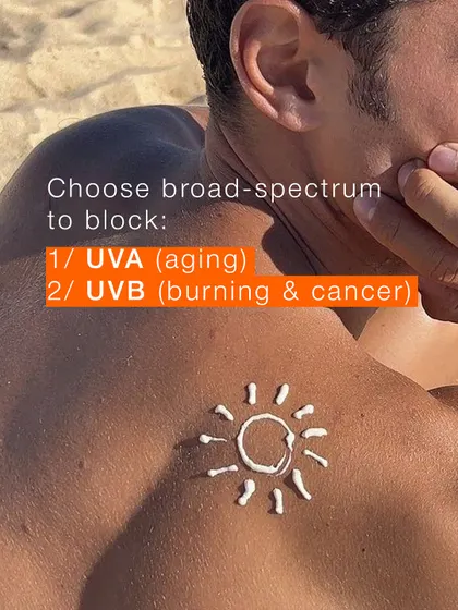 Always choose a broad-spectrum sunscreen. This ensures you are protected from both UVA rays, which cause aging, and UVB rays, which cause burning and increase cancer risk.