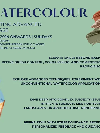 Elevate your skills beyond the basics in our advanced watercolor course. We dive deep into complex subjects like portraits, landscapes, and architectural renderings.
