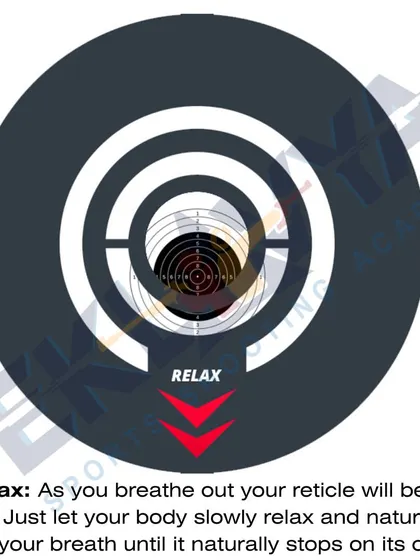 The 'Relax' phase of breathing. As you breathe out, your reticle lowers naturally. We teach shooters to let their body relax into the shot.