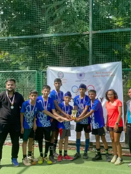 Another one of our successful junior boys' teams at the Olympic Day Event. We had a fantastic showing, with multiple teams reaching the podium.