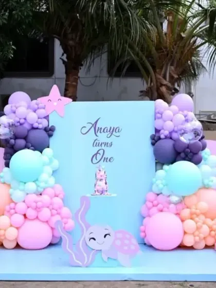 A duplicate image of the main 'Under the Sea' backdrop, showcasing the beautiful color palette and themed props.