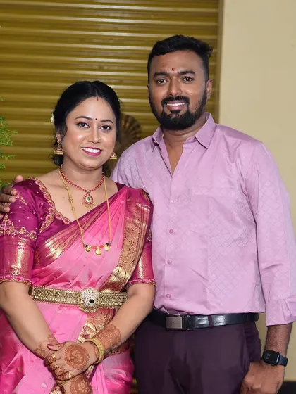 A beautiful couple. It’s always a joy to get a bride ready and see her with her partner, looking confident and happy on their special day.