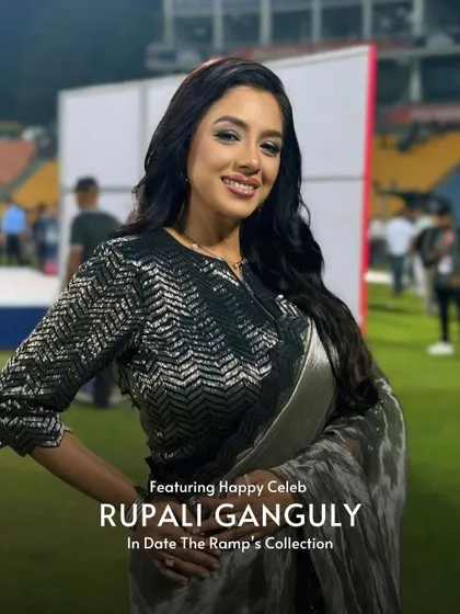 Featuring the one and only Rupali Ganguly (Anupama) in a gorgeous saree from my collection.