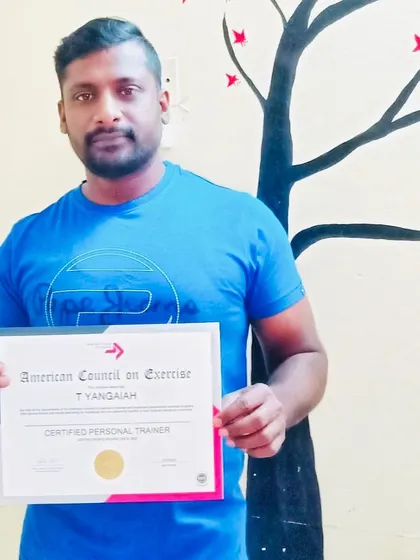 Shoutout to Yangaiah, a karate instructor who joined our program to deepen his knowledge of exercise science. He is now an ACE Certified Personal Trainer, ready to help clients in new ways.
