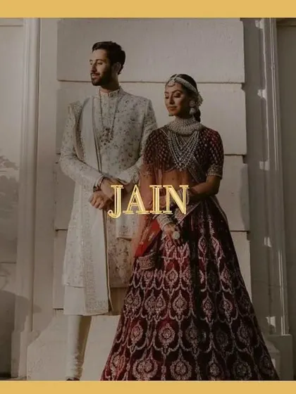 A sophisticated Jain couple, representing the elite profiles we handle. We offer dedicated matrimonial services for the Jain community.