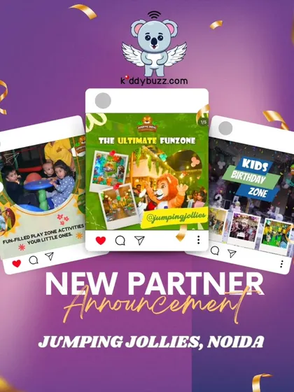 Jump for joy at Jumping Jollies in Noida! This ultimate fun zone is perfect for playdates and birthday parties, and you can save 10% when you book with me.