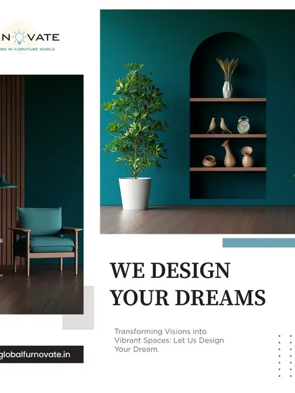 We design your dreams, transforming your vision into a vibrant, personalized space.