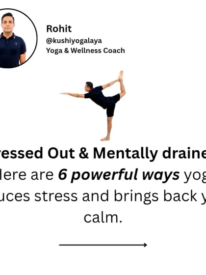 Are you feeling stressed out and mentally drained? Yoga offers a powerful, science-backed path to reclaim your calm. This series explains six ways yoga helps you heal from the inside out.