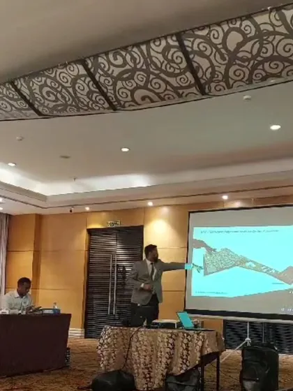 Here I am presenting one of my urban design proposals. Sharing my research and design solutions with clients and the wider community is a vital part of my process. It allows me to explain the technical reasoning behind creating more resilient and sustainable urban environments.