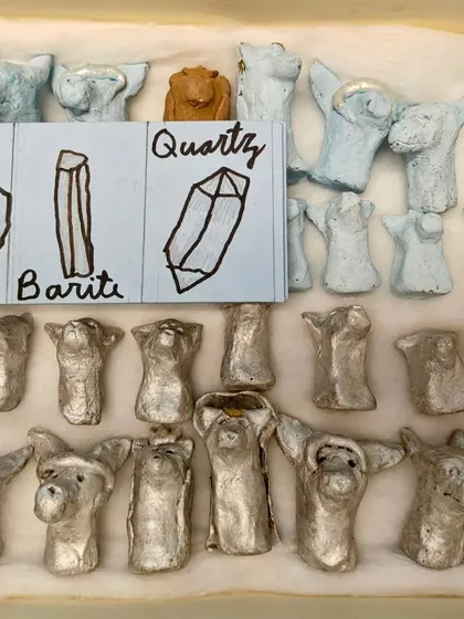 A stunning, handcrafted chess set made from clay and inspired by an experiment with crystals. This project is a perfect marriage of science, strategy, and art, showing how inspiration can cross all disciplines.
