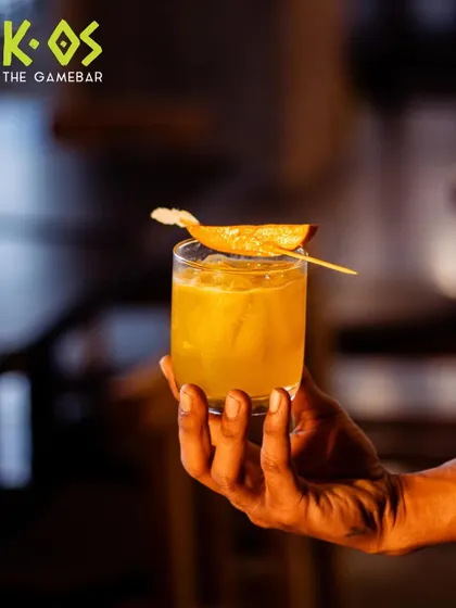 Sip, play, repeat. A perfectly crafted cocktail in hand is the best way to enjoy a night of games.