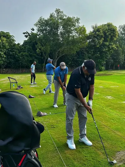 A bucket of range balls is better than a Netflix binge. We love seeing our golfers choose the grind.