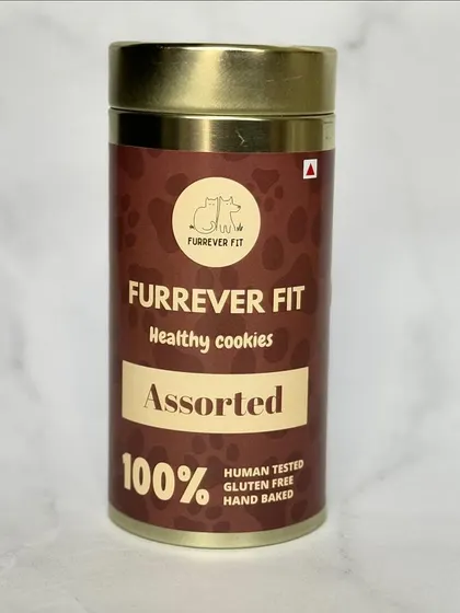 The Assorted healthy cookies tin is perfect for discovering your dog's favorite flavor. It’s a great way to introduce them to the benefits of functional nutrition.