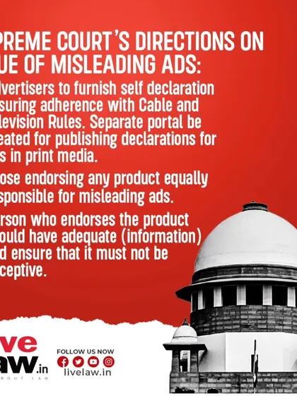 The Supreme Court has rightly ruled that celebrities and influencers are equally responsible for endorsing misleading advertisements. This is a crucial step towards consumer protection. Endorsers must now ensure they have adequate information and that the product claims are not deceptive.
