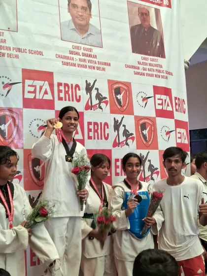 Our female athletes consistently bring home the gold. Here they are, celebrating their wins and representing the strength of our academy.