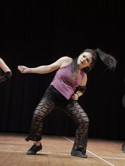 Capturing a dynamic move mid-performance. The energy our dancers bring to THIRKAN is truly special.
