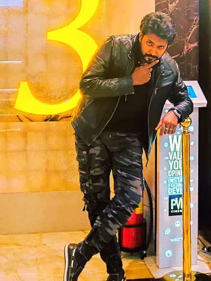 A stylish pose. This reflects the confidence and attitude I bring to my performances.