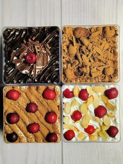 A closer look at the four flavors in my Cherry Dessert Tub collection. Each tub offers a different take on the delicious combination of chocolate, cream, and cherry.